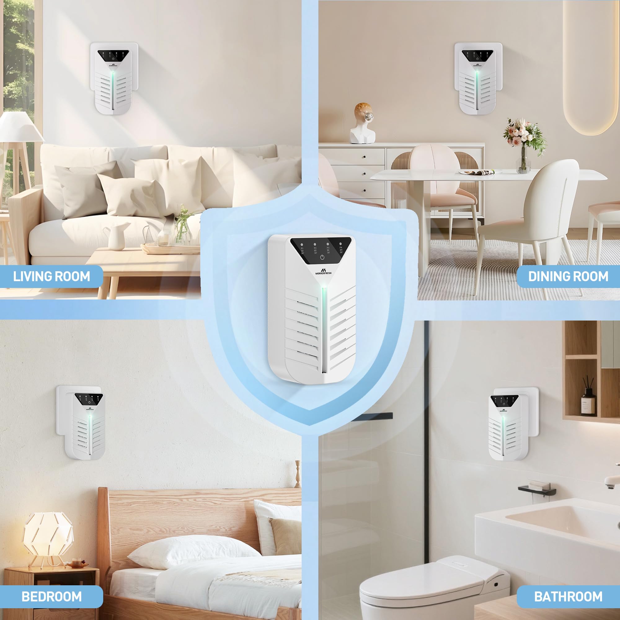 Morrerfresh odor eliminator helps with smoke, dust, and pet smells.