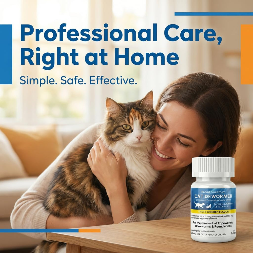 Morvequa home deworming routine depicted for easy administration