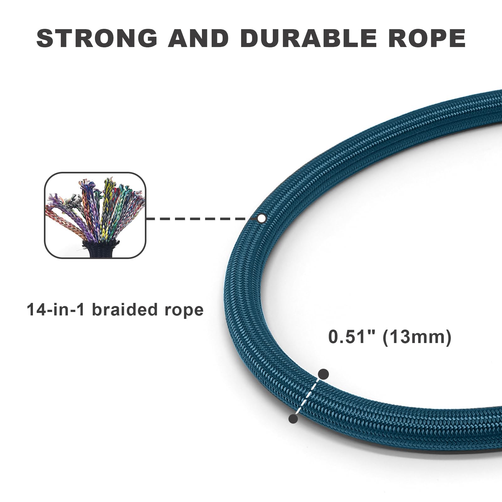 MORXIL included O-ring for hanging waste bags, keys, or water bottle.