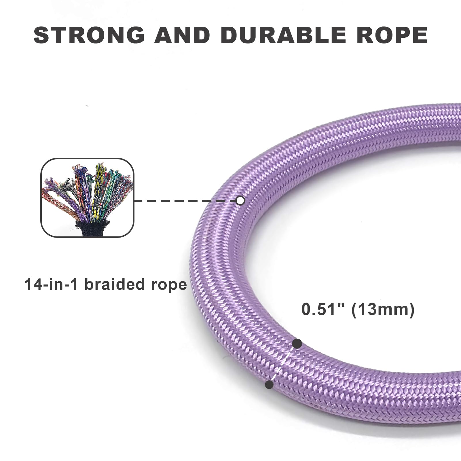 MORXIL leash includes an O-ring for bag or key hanging.