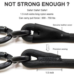 MORXIL rope leash with 13mm nylon rope delivers comfort and durability on runs.