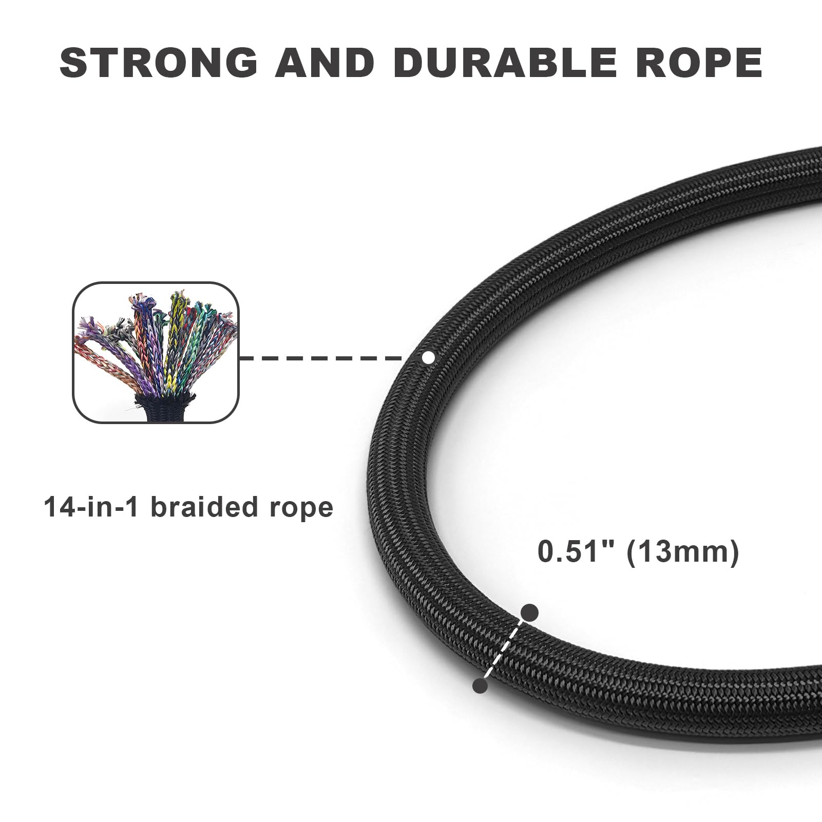Sturdy stitching on the MORXIL leash enhances overall strength.