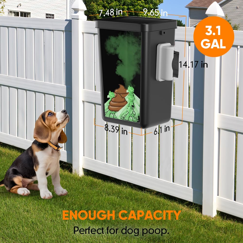 Moryimi includes 30 waste bags for ready outdoor cleaning.
