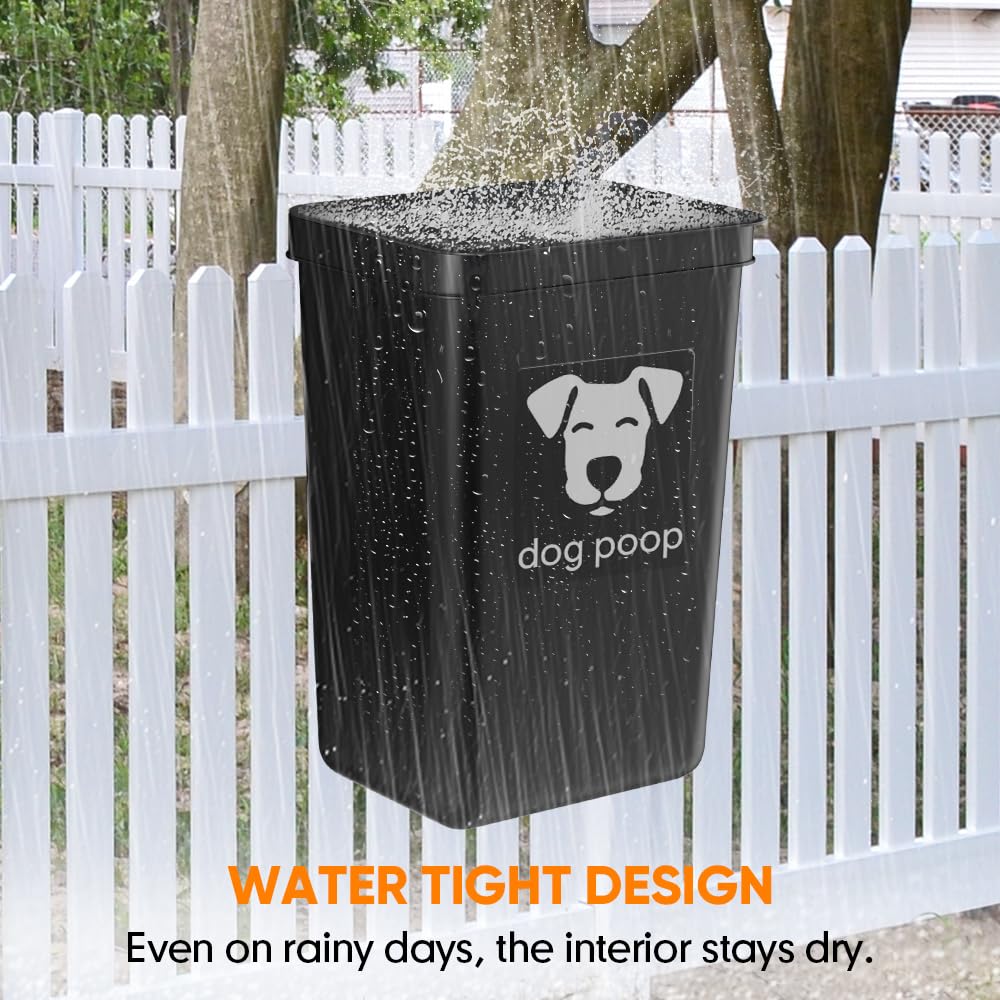 Moryimi trash can with bag dispenser simplifies daily cleanup outdoors.