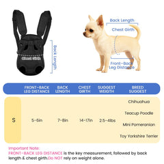 Mosago dog carrier side view highlighting secure openings and cushioned support.