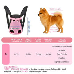 Mosago dog backpack on the side shows convenient wear for everyday walks.