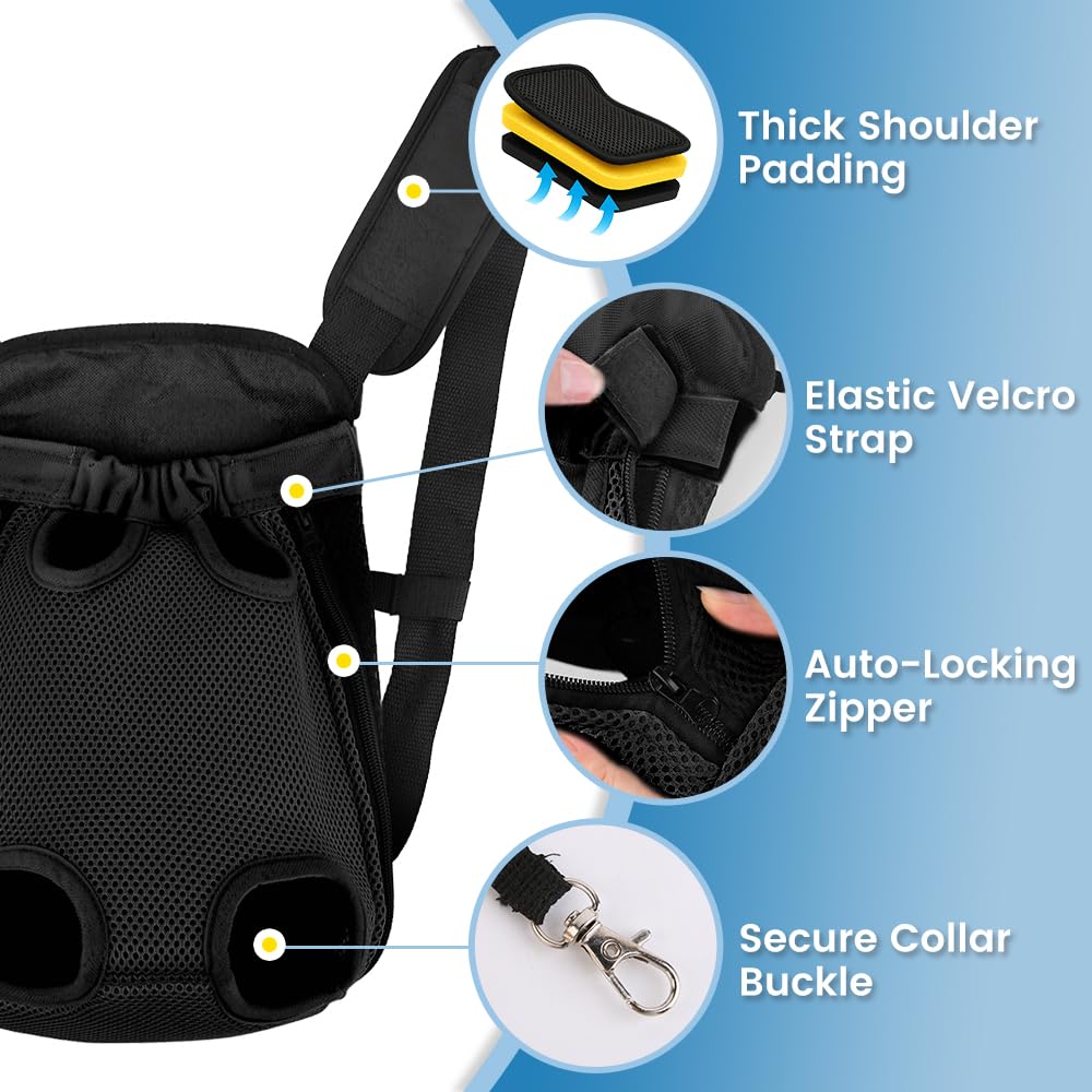 Mosago soft leg openings cushion contact with your pet's legs.