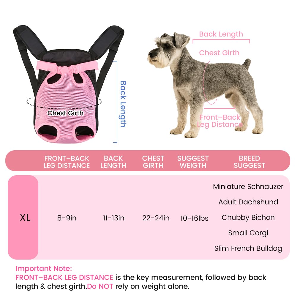 Mosago puppy carrier leg-out design keeps paws comfy and reduces strain.