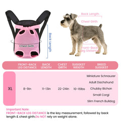 Mosago puppy carrier leg-out design keeps paws comfy and reduces strain.