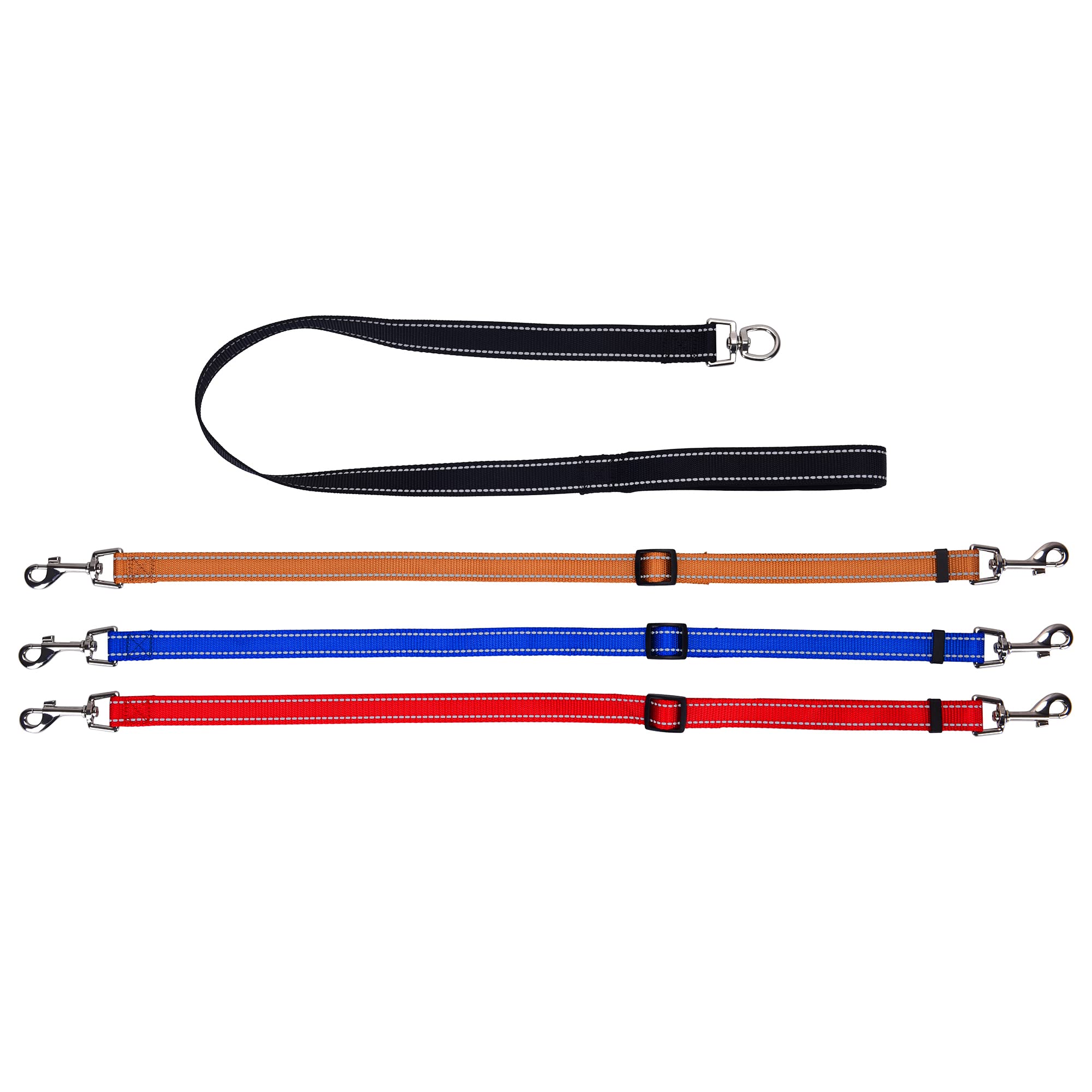 MoSANY detachable leash connectors allow quick switching between configurations.