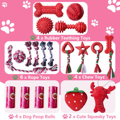 Rope toys for small dogs from MOSYZEO for gentle tugging and interactive fun