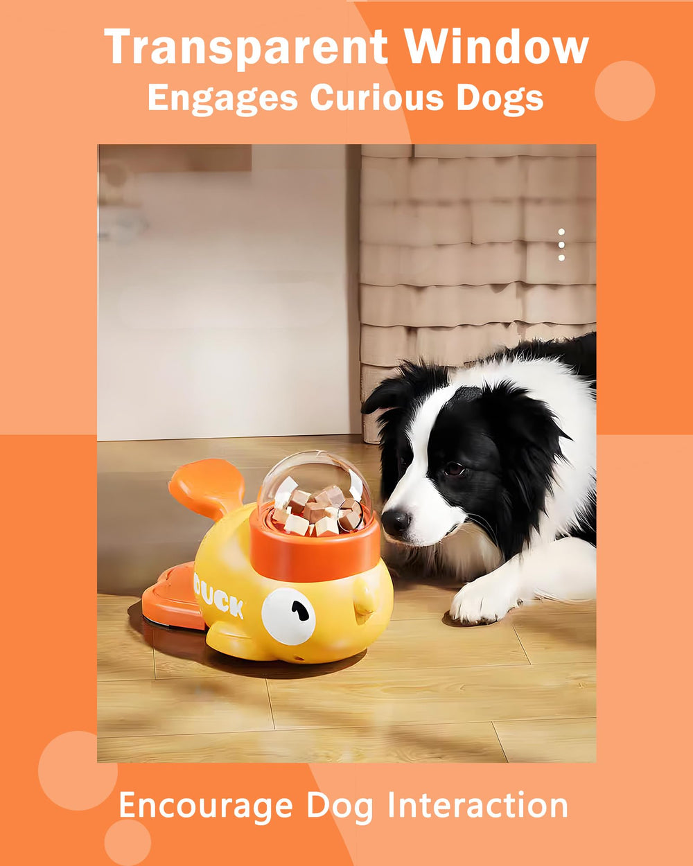 Motiilanco press-tail treat dispenser activates rewards during feeding.