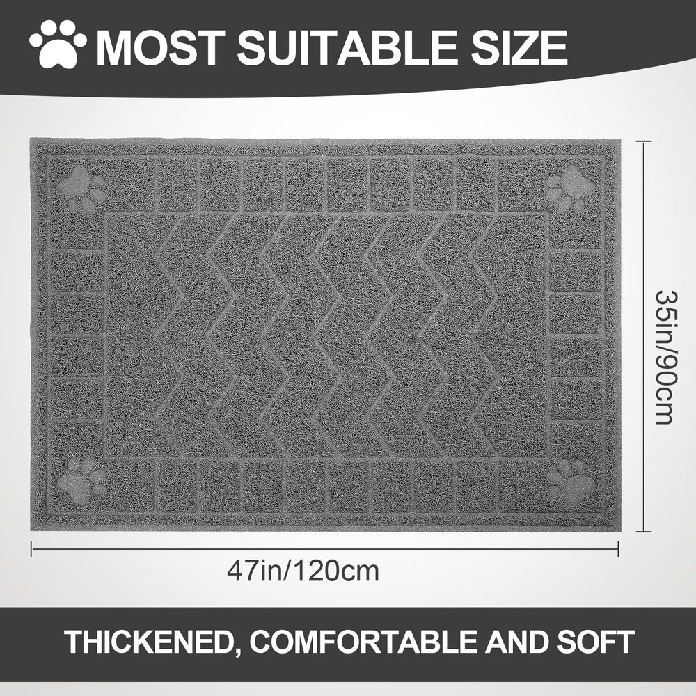 Motsamla mat mesh coil detail traps litter effectively near the box