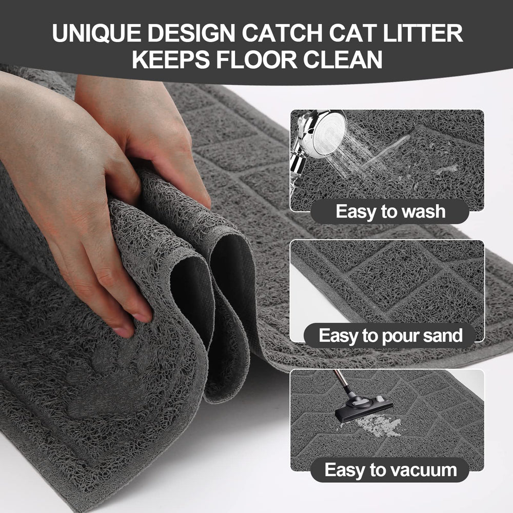 Motsamla cat litter mat waterproof base protects floors from moisture