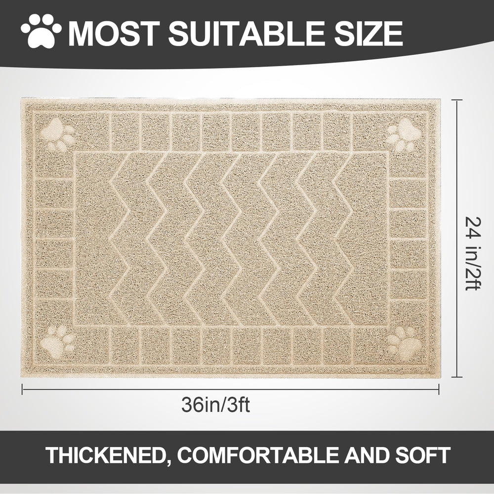 Motsamla litter-trapper design mat catches litter before it spreads