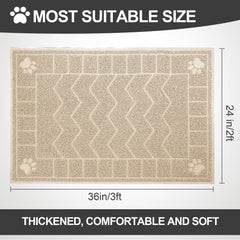 Motsamla litter-trapper design mat catches litter before it spreads