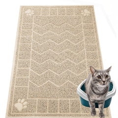 Motsamla cat litter mat paws soft captures litter and protects floors