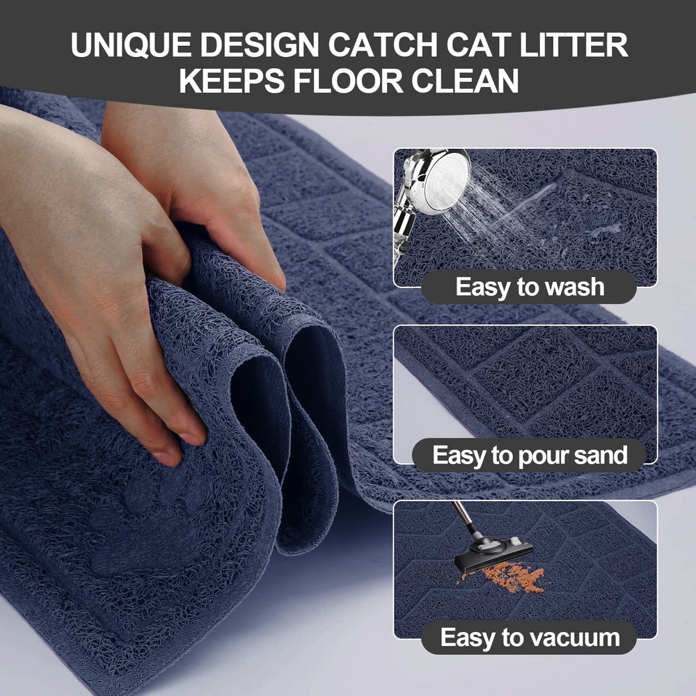 Motsamla cat litter mat soft paws friendly surface for comfortable walking.
