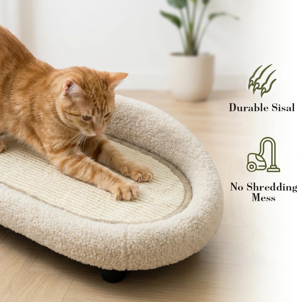 MottPawer elevated-legs design keeps cat off cold floors and improves airflow.