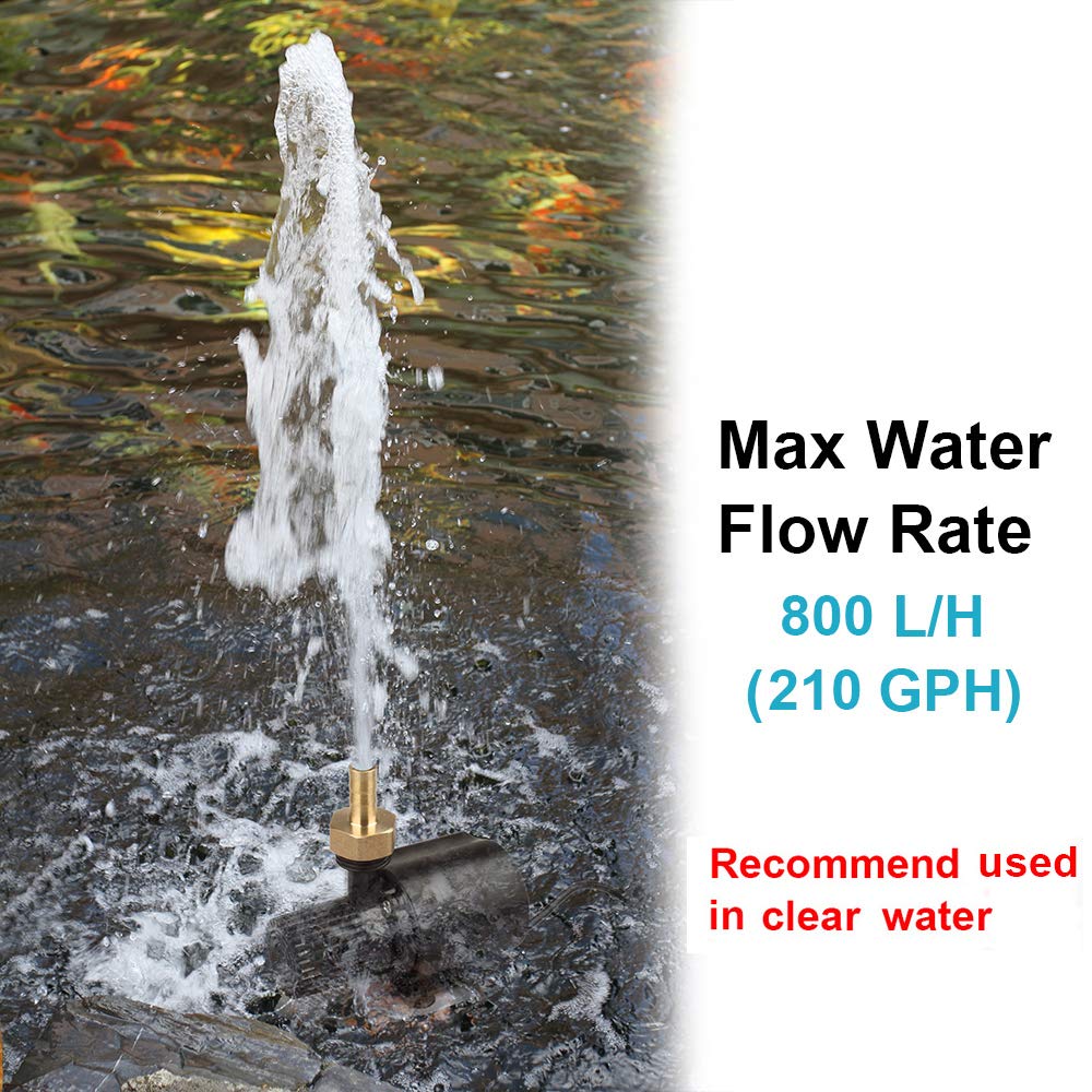 MOUNTAIN_ARK DC-12V submersible pump flow label, clear settings for different water flow.