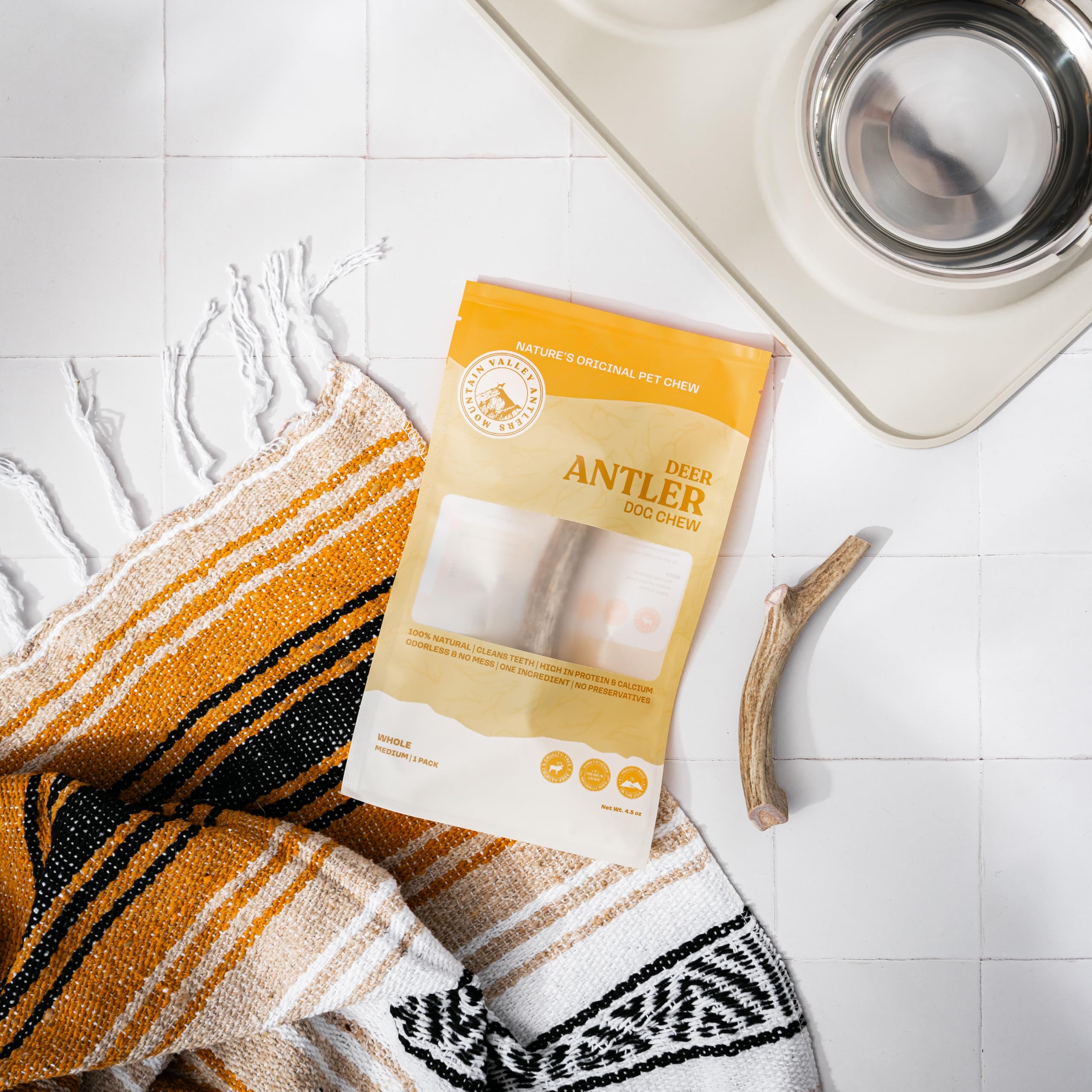 Mountain Valley Antlers wild-foraged, USA-sourced antlers for eco-conscious buyers.
