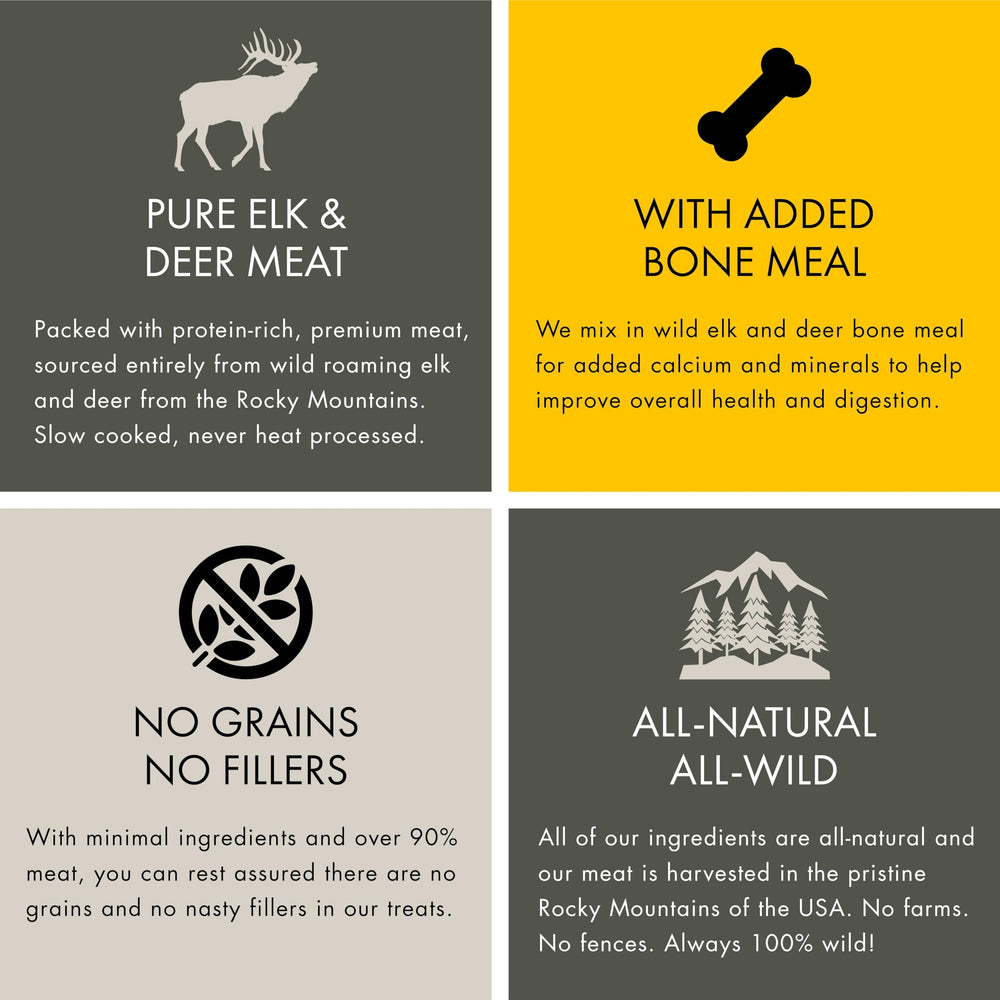 All-natural, grain-free Mountain Wild recipe without fillers.