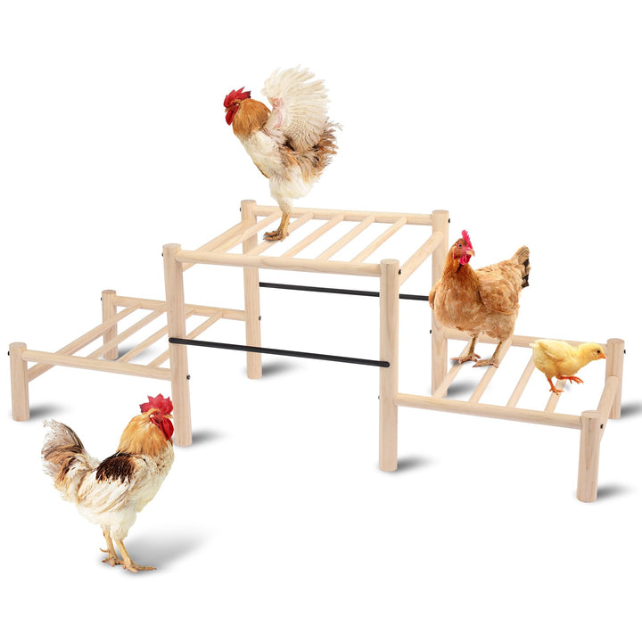 Moyardow chicken perch in beechwood suitable for coop roosting and comfort.