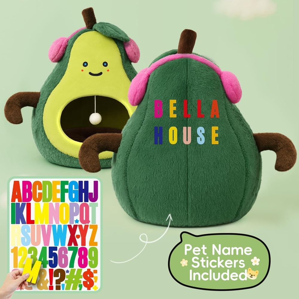 MOYMO avocado cat bed decor that blends with home styles