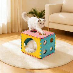 MOYMO catnip toy bag boosts natural sniffing behavior for energetic kittens.