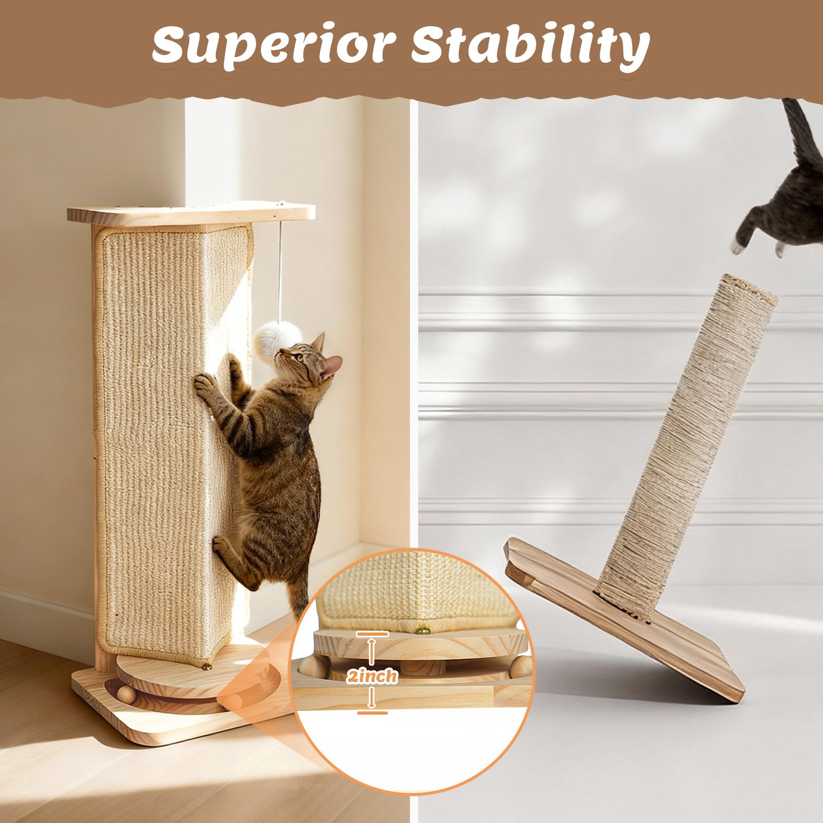 MOYMO interactive ball toy engages your cat with fun movement.