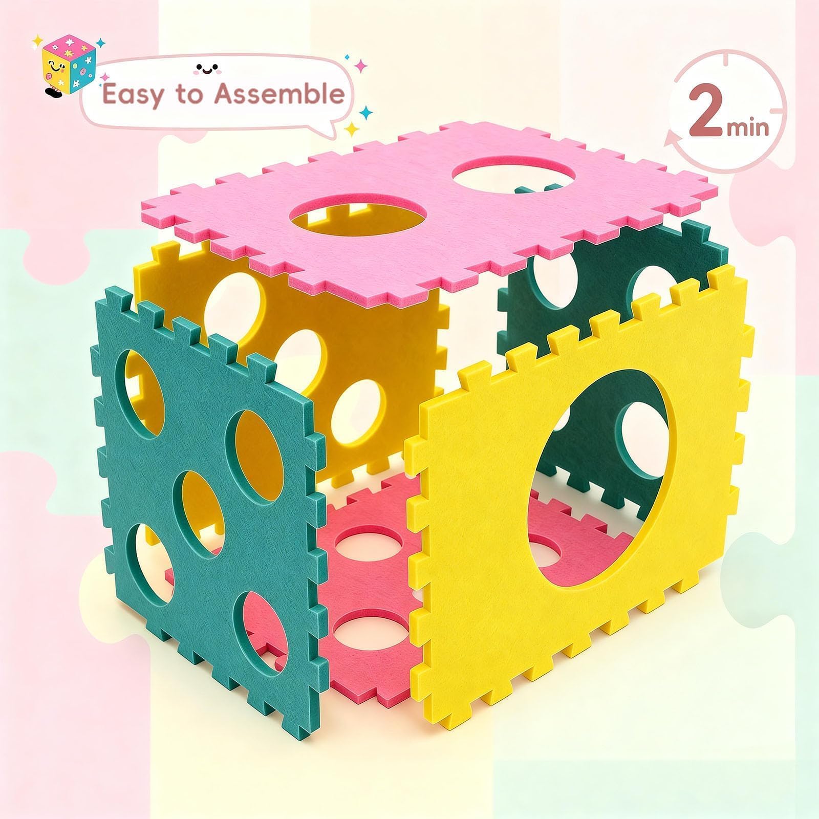 MOYMO PP cotton pillow inside cozy bed stays fluffy after machine wash.