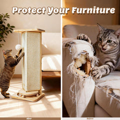 MOYMO wall corner protector shields sofa edges from claws and scratches.