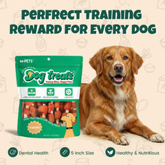M-PETS training-use scene showing kabobs as a tasty training reward.