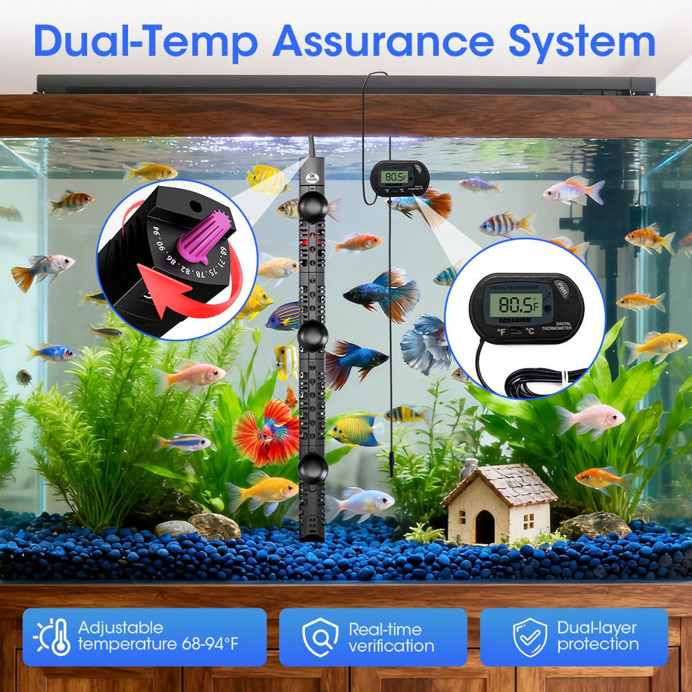 MQ temperature dial ranges 68 to 94 degrees Fahrenheit for flexibility