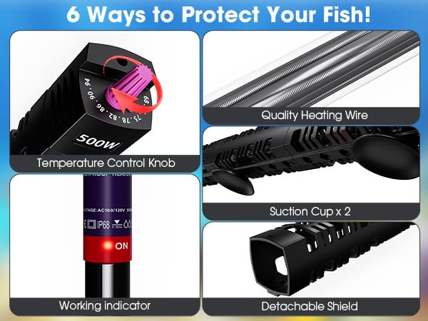 MQ heater with detachable shield for discreet tank placement