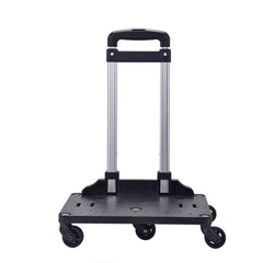Mr. Peanut's Spinner Wheelbase front view showing compact rolling cart for bags.