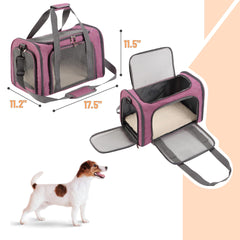 Mr. Pen pet carrier with breathable mesh windows for airflow and visibility