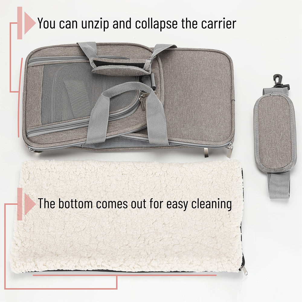 Mr. Pen Pet Carrier breathable design provides ventilation during travel.