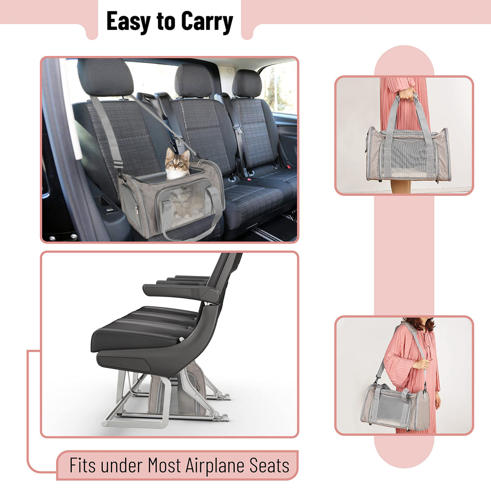 Mr. Pen Pet Carrier detachable shoulder strap for versatile wearing.