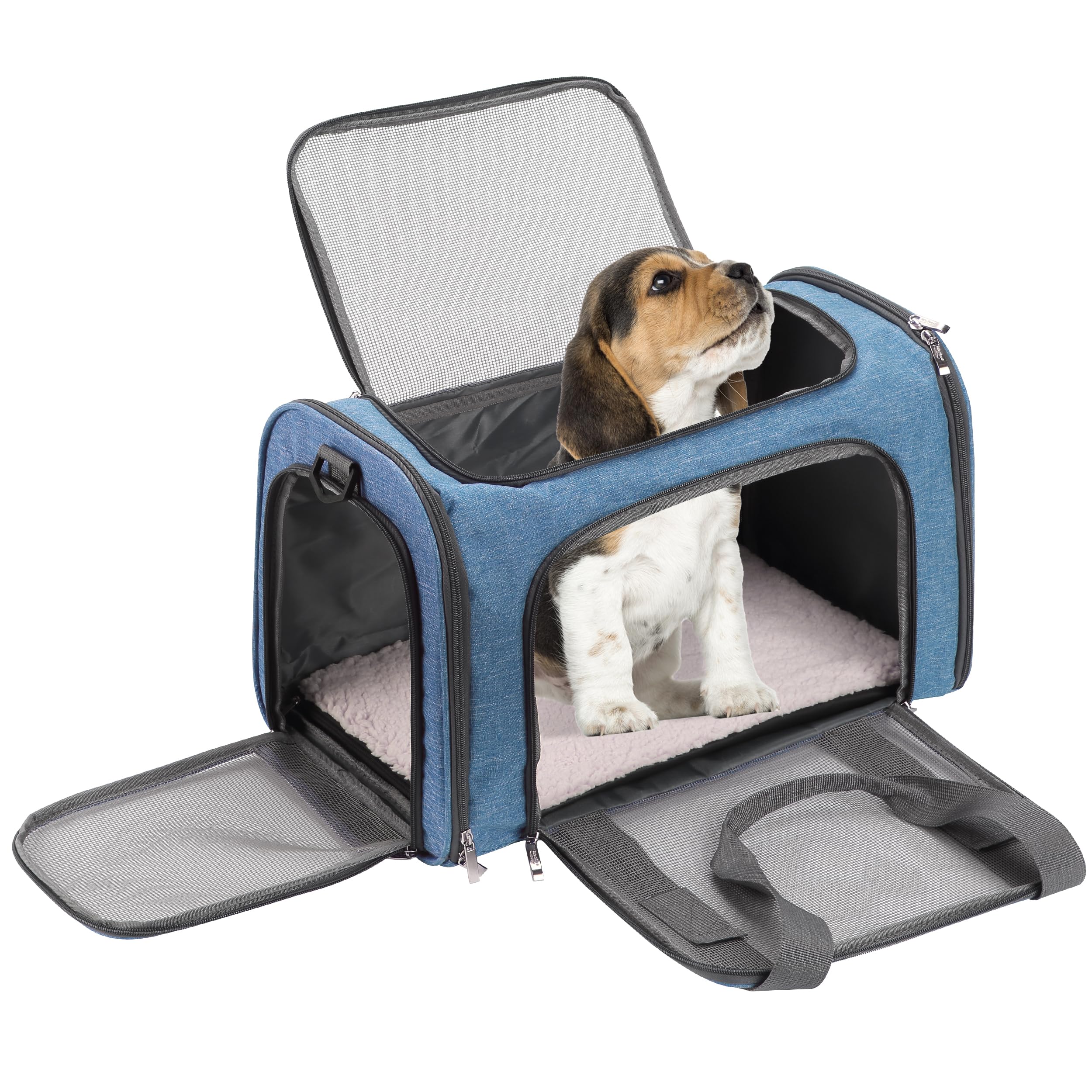 Mr. Pen Pet Carrier built-in safety inner leash