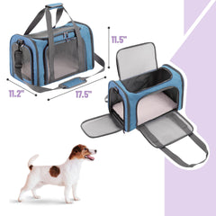 Mr. Pen Pet Carrier interior with soft lining for cozy comfort