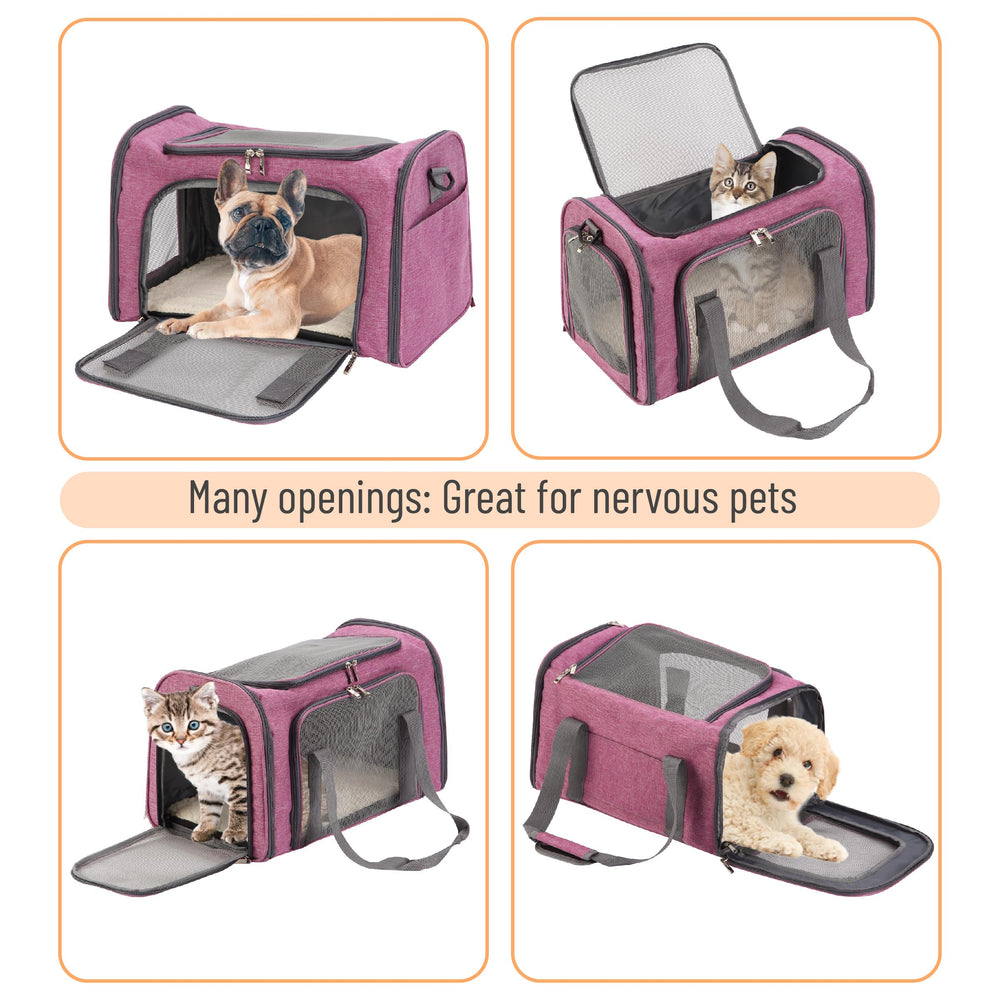 Mr. Pen pet carrier storage pocket for treats and essentials
