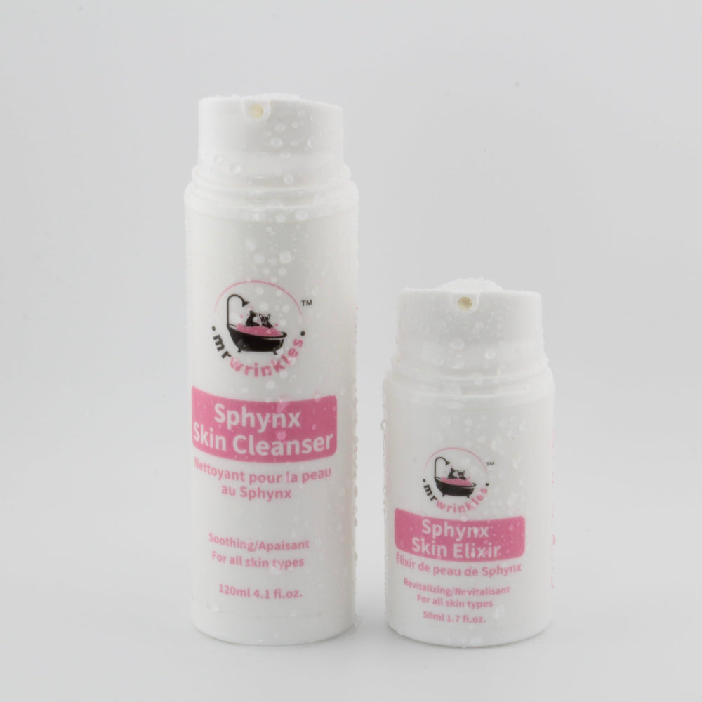 MR WRINKLES Sphynx Cat Cleanser Airless Bottle preserves freshness without shaking