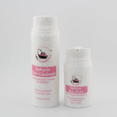 MR WRINKLES Sphynx Cat Cleanser Airless Bottle preserves freshness without shaking