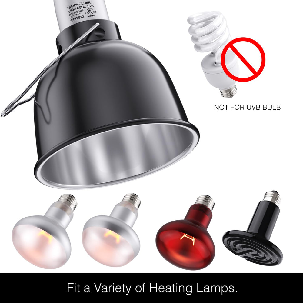 MRREPTILE ceramic socket dome delivers durability and prevents melting during heat sessions.