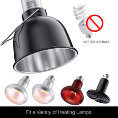 MRREPTILE ceramic socket dome delivers durability and prevents melting during heat sessions.
