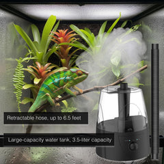 MRREPTILE Reptile Fogger Mister leak-proof seal for safe operation