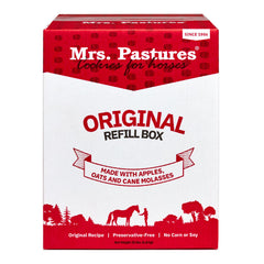 Mrs Pastures Cookies for Horses with apples and oats, ideal for training rewards.