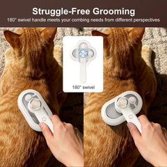 MRSDAYU 180-degree rotating handle eases reach around legs and belly.