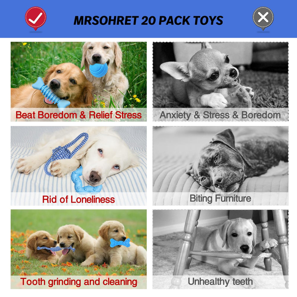 MRSOHRET puppy chew toys storage basket keeps toys organized
